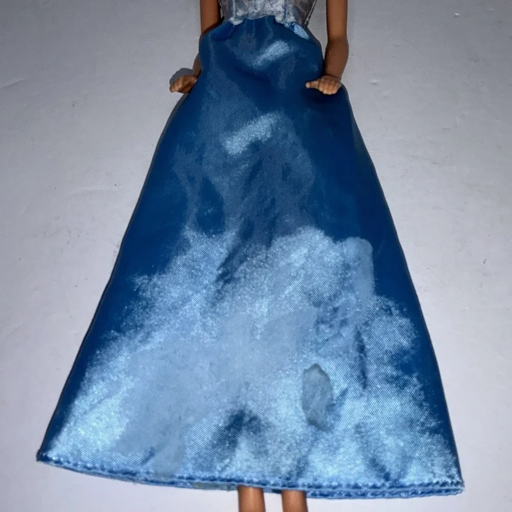 Barbie Doll Blue Glitter Princess Ball‎ Gown Mattel 1966 Body Blonde